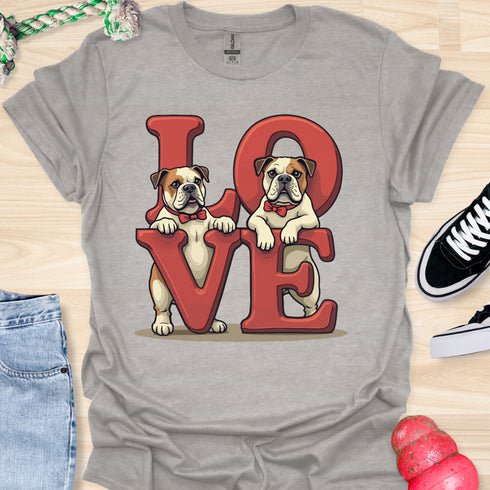 Love is a four legged word - V6 - Standing Duo T-Shirt